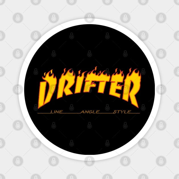 Drifter - Drifting Car Drift Racing Magnet by cowtown_cowboy